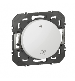 Legrand - Dooxie - Commande VMC interrupteur - Finition Blanc - Réf : 600007