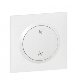 Legrand - Dooxie - Interrupteur VMC avec plaque - Réf : 600007+600801
