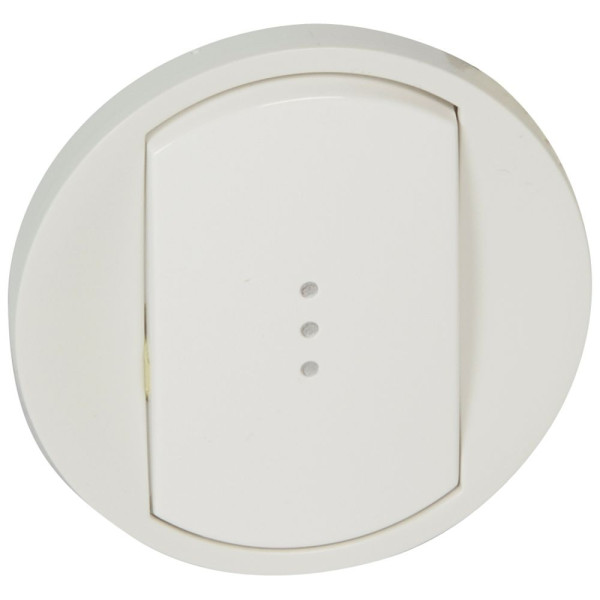 Legrand Céliane - Enjoliveur simple allumage voyant blanc - Réf : 068003