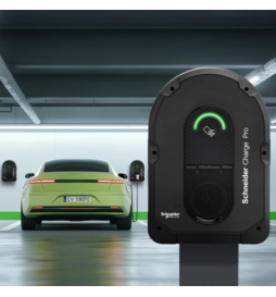 Schneider Charge Pro - Borne de recharge paramétrable jusqu'à 22KW 1P/3P T2S - 4G - Réf : EVB4S22N40MG