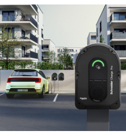Schneider Charge Pro - Borne de recharge paramétrable jusqu'à 7,4/11/22KW - 1P/3P T2S - 4G - Réf : EVB4S22N40MG