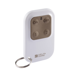 Delta Dore - Télécommande porte-clé 4 touches pour système d'alarme et automatismes - Marche/Arrêt - Réf : TL 2000 Tyxal+