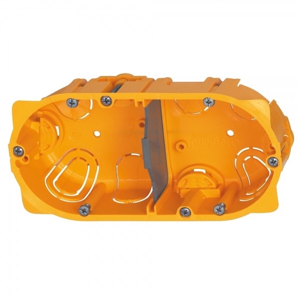 Legrand Batibox - Boîte d'encastrement 2 postes - Prof. 40 - Réf : 080042