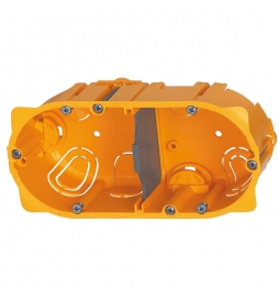 Legrand - Batibox - Boîte d'encastrement 2 postes - Prof. 50 - Réf : 080052