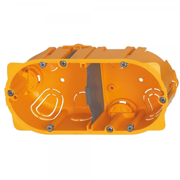 Legrand - Batibox - Boîte d'encastrement 2 postes - Prof. 50 - Réf : 080052