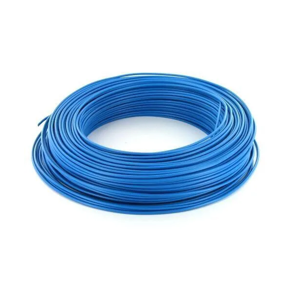 Fil HO7V-U 1x1,5mm2 rigide - Bleu - couronne de 100m - Réf. VR1,5B