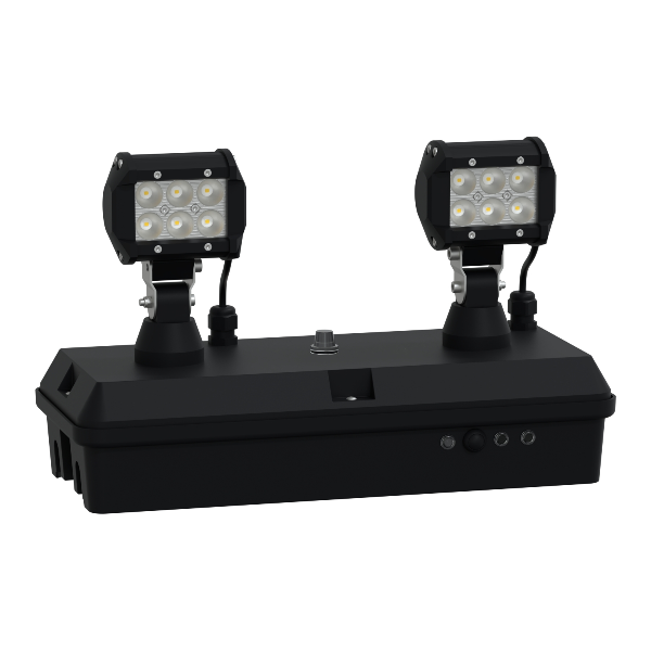 Schneider - Exiway Smart DUO - Bloc à phare - LED 2 x 1200lm - IP65 - LIFePO4 - IP65 - SATI - Réf : OVA48020