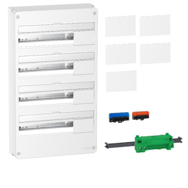 Schneider - Resi9 - coffret 18M - 4R - Réf : R9H18404