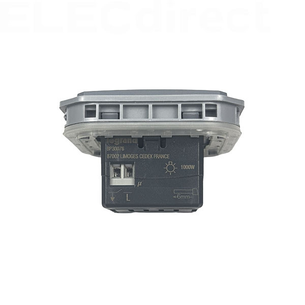 Legrand - Plexo - Interrupteur temporisé lumineux sans neutre - 8A - 250V - composable - IP55/IK07 - Blanc - Réf : 069504L