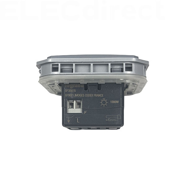 Legrand - Plexo - Interrupteur temporisé lumineux - 8A - 250V - saillie - IP55/IK07 - Blanc - Réf : 069504L + 069651L