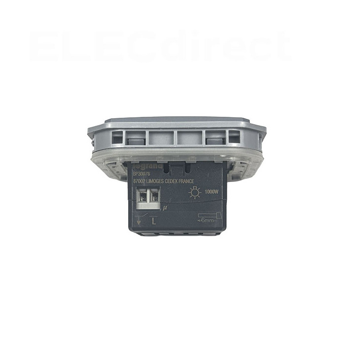 Legrand - Plexo - Interrupteur temporisé lumineux - 8A - 250V - saillie - IP55/IK07 - Blanc - Réf : 069504L + 069651L