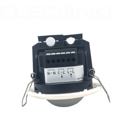 B.E.G - Détecteur de mouvement avec zone de détection circulaire - encastré Plafond - Blanc - Réf : 92196