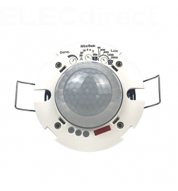 B.E.G - Détecteur de mouvement avec zone de détection circulaire - encastré Plafond - Blanc - Réf : 92196