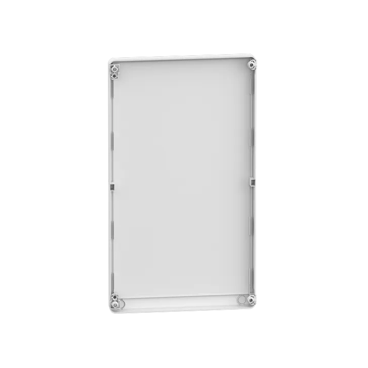 Schneider - Resi9 - Porte Styl - Blanc - 4 rangées - 18 modules - Réf : R9H18424