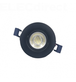Electra - Collerette et Adaptateur noir pour Spot LED Electra 302687 - Réf : 302768