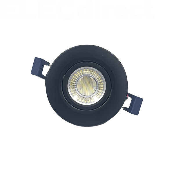 Electra - Collerette et Adaptateur noir pour Spot LED Electra 302687 - Réf : 302768