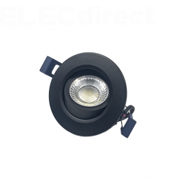 Electra - Collerette et Adaptateur noir pour Spot LED Electra 302687 - Réf : 302768