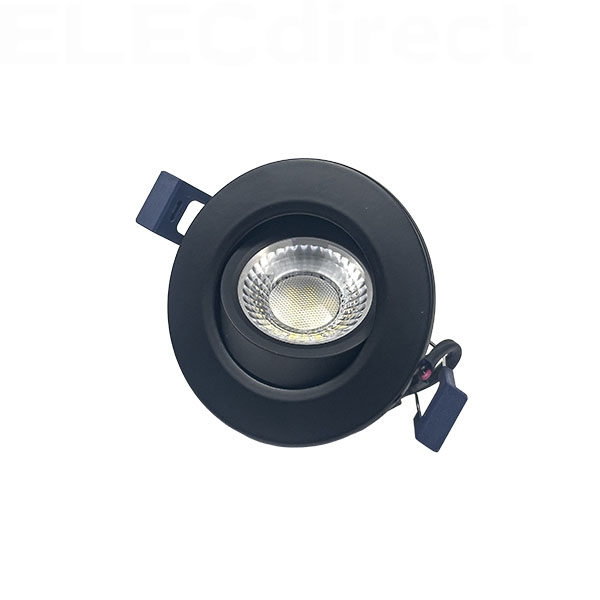 Electra - Collerette et Adaptateur noir pour Spot LED Electra 302687 - Réf : 302768