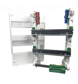 Schneider - Bornier isolé Ph et N 1x35mm2 + 6x16mm2 - pour coffret RESI9 - Réf : R9H13411