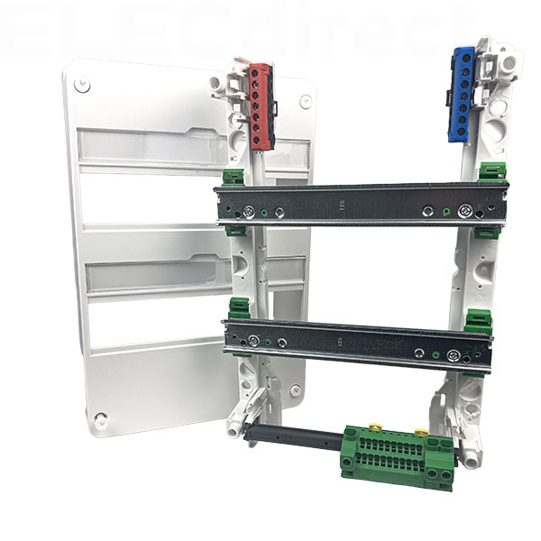 Schneider - Bornier isolé Ph et N 1x35mm2 + 6x16mm2 - pour coffret RESI9 - Réf : R9H13411