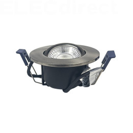 Electra - Spot LED Ø68 Dimmable alu - orientable - 6W - IP65 - BBC - Angle 60° - 2700/3000/4000/5000°K - Réf : 302687+302769