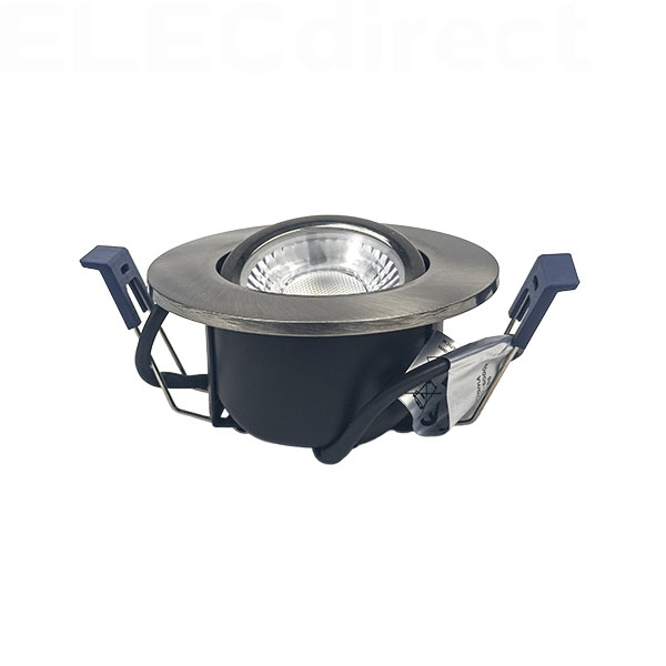 Electra - Spot LED Ø68 Dimmable alu - orientable - 6W - IP65 - BBC - Angle 60° - 2700/3000/4000/5000°K - Réf : 302687+302769