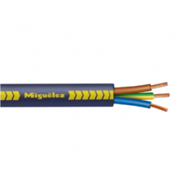 Miguélez - Câble rigide AFIREBLEU 3G2,5 - Sans halogène - Couronne de 100 mètres - Réf : FRN1X6G3U3G25