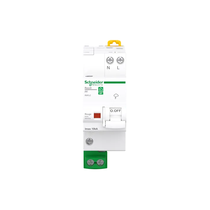Schneider - Resi9 XP - parafoudre combi - 10kA - 1P+N avec accessoires - Réf : R9PLC