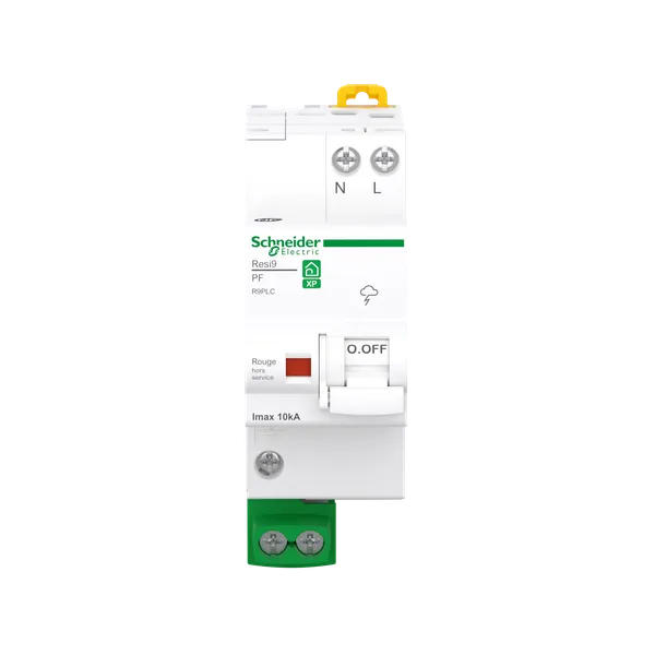 Schneider - Resi9 XP - parafoudre combi - 10kA - 1P+N avec accessoires - Réf : R9PLC