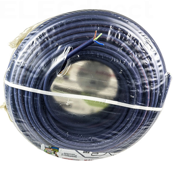 Miguélez - Câble rigide AFIREBLEU 3G1,5 - Sans halogène - Couronne de 100 mètres - Réf : FRN1X6G3U3G15