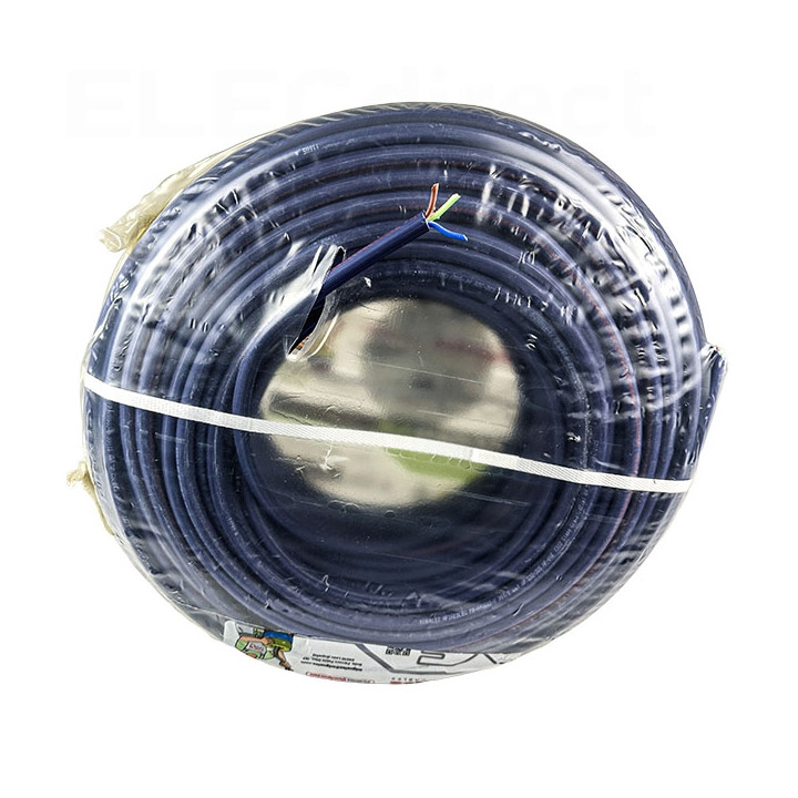 Miguélez - Câble rigide AFIREBLEU 3G1,5 - Sans halogène - Couronne de 100 mètres - Réf : FRN1X6G3U3G15