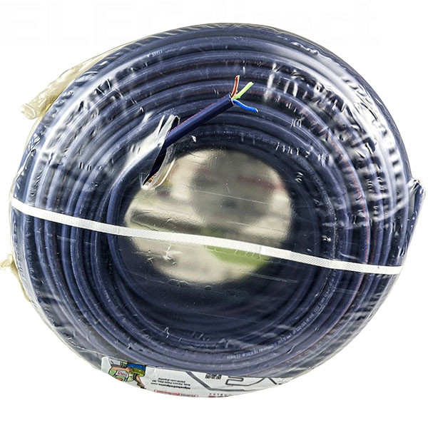 Miguélez - Câble rigide AFIREBLEU 3G1,5 - Sans halogène - Couronne de 100 mètres - Réf : FRN1X6G3U3G15