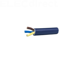 Miguélez - Câble rigide AFIREBLEU 3G2,5 - Sans halogène - Couronne de 100 mètres - Réf : FRN1X6G3U3G25