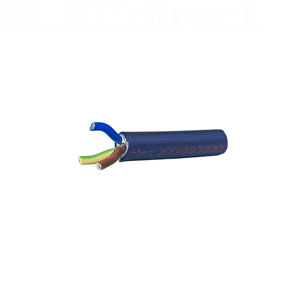 Miguélez - Câble rigide AFIREBLEU 3G1,5 - Sans halogène - Couronne de 100 mètres - Réf : FRN1X6G3U3G15