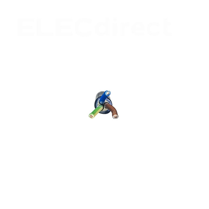 Miguélez - Câble rigide AFIREBLEU 3G1,5 - Sans halogène - Couronne de 100 mètres - Réf : FRN1X6G3U3G15