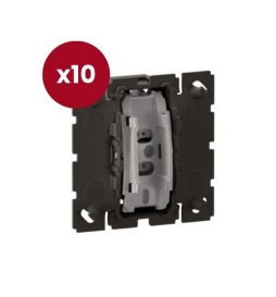 Legrand - Céliane 2024 - LOT de 10 interrupteurs ou va-et-vient - 10A - 230V - Réf : CM0001 x 10