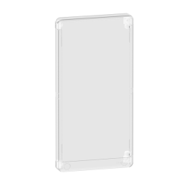 Schneider - Resi9 - Porte Styl - Transparent - 3 rangées - 13 modules - Réf : R9H13427