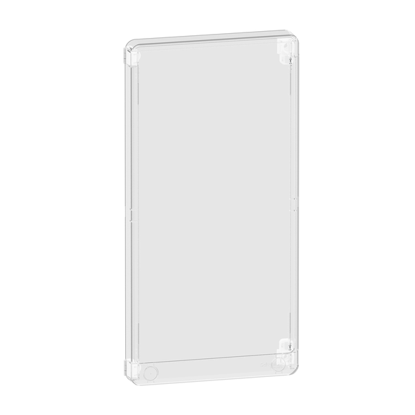 Schneider - Resi9 - Porte Styl - Transparent - 3 rangées - 13 modules - Réf : R9H13427