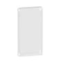 Schneider - Resi9 - Porte Styl - Transparent - 3 rangées - 13 modules - Réf : R9H13427