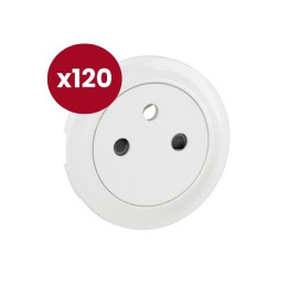 Legrand - Céliane 2024 - LOT de 120 enjoliveurs pour prise de courant 2P+T - Surface Confort - Blanc - Réf : CB0111 x 120