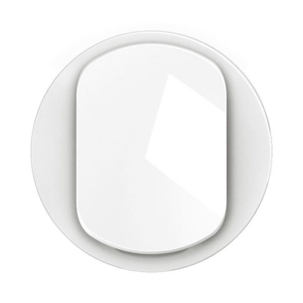 Legrand - Céliane 2024 - LOT de 10 enjoliveurs pour interrupteur et ou va-et-vient - Blanc - Réf : CB0001 x 10