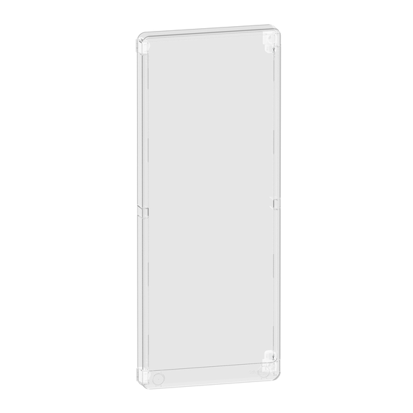 Schneider - Resi9 - Porte Styl - Transparent - 4 rangées - 13 modules - Réf : R9H13428