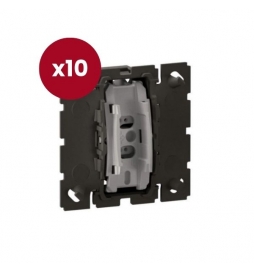 Legrand - Céliane 2024 - LOT de 10 poussoirs inverseur NO+NF - 6A - Réf : CM0031 x 10
