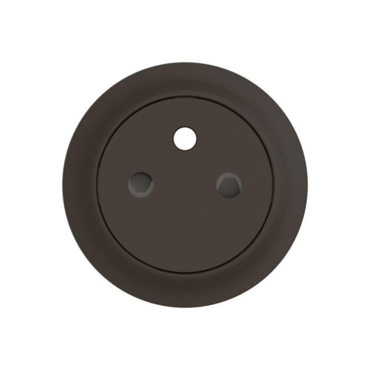Legrand - Céliane 2024 - LOT de 10 enjoliveurs pour prise de courant fort 2P+T - Surface Confort - Noir mat - Réf : CN0111 x 10