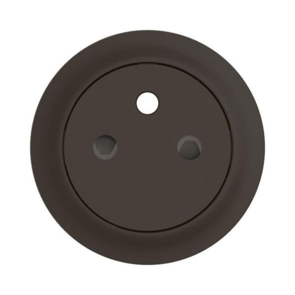 Legrand - Céliane 2024 - LOT de 10 enjoliveurs pour prise de courant fort 2P+T - Surface Confort - Noir mat - Réf : CN0111 x 10