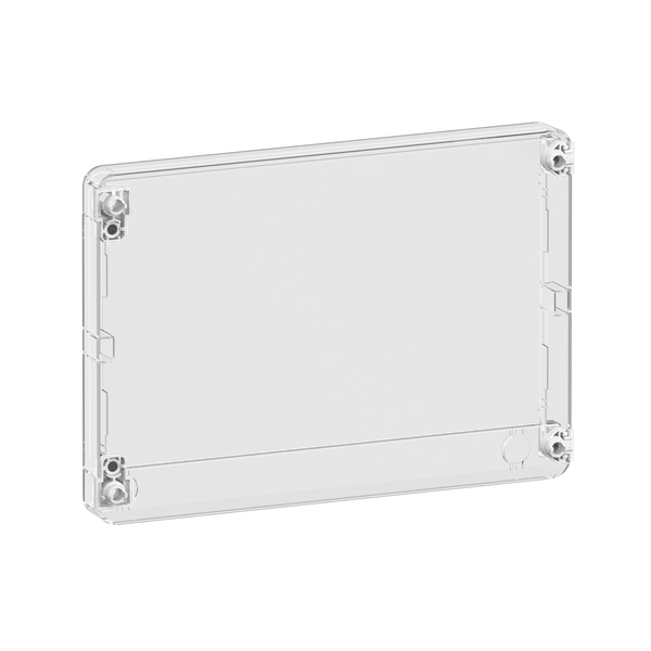 Schneider - Resi9 - Porte Styl - Transparent - 1 rangée - 18 modules - Réf : R9H18425