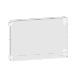 Schneider - Resi9 - Porte Styl - Transparent - 1 rangée - 18 modules - Réf : R9H18425
