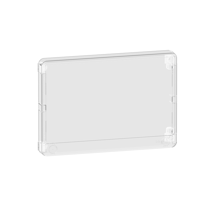 Schneider - Resi9 - Porte Styl - Transparent - 1 rangée - 18 modules - Réf : R9H18425