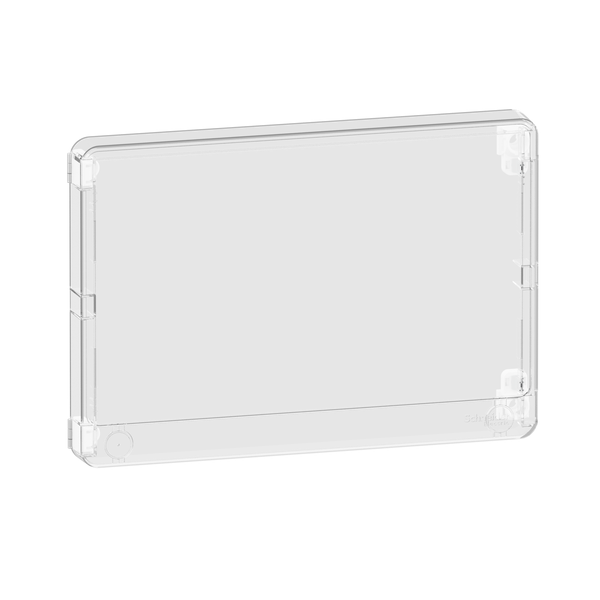 Schneider - Resi9 - Porte Styl - Transparent - 1 rangée - 18 modules - Réf : R9H18425