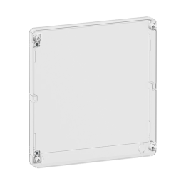 Schneider - Resi9 - Porte Styl - Transparent - 2 rangées - 18 modules - Réf : R9H18426